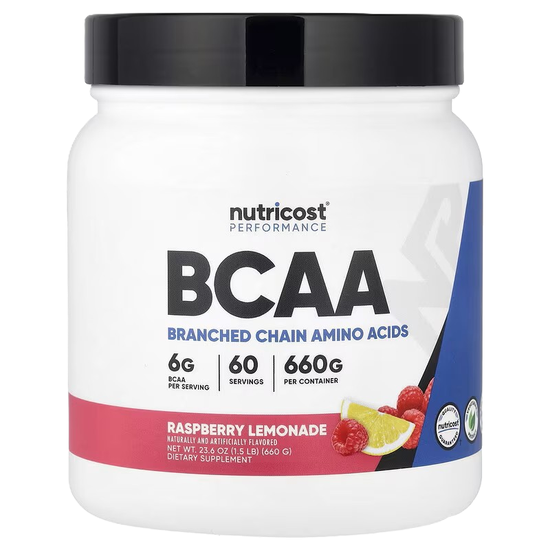Nutricost BCAA Powder Raspberry Lemonade 60 serv