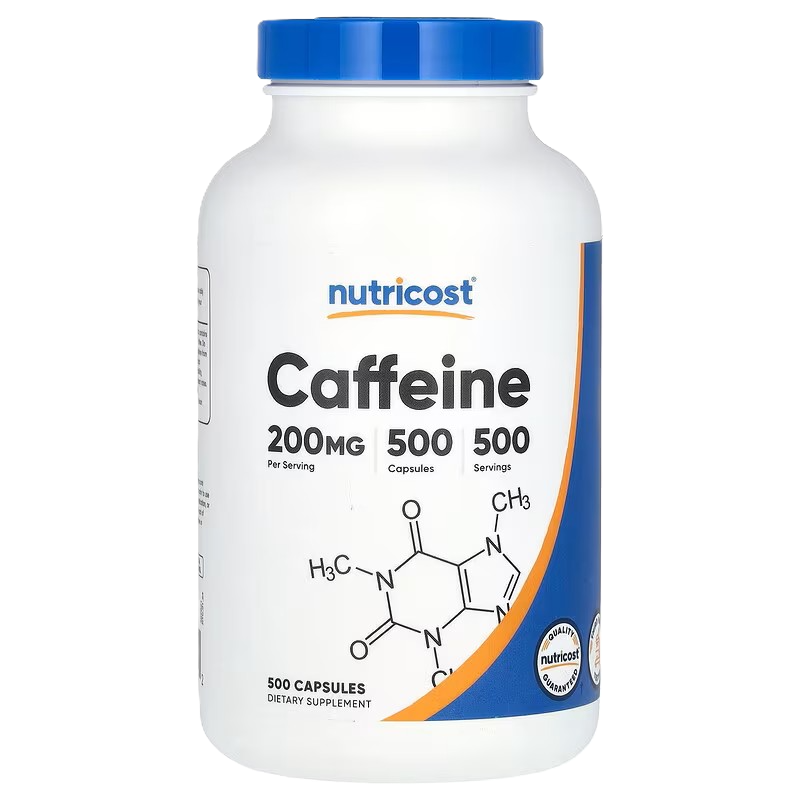 Nutricost Cafeína 200mg 500 Cápsulas