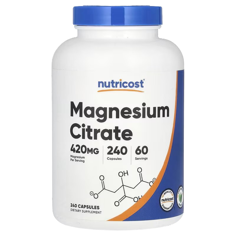 Nutricost Magnesium Citrate 240 Capsules