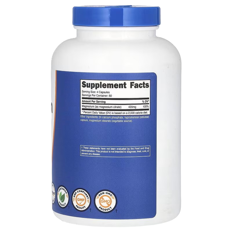 Nutricost Magnesium Citrate 240 Capsules