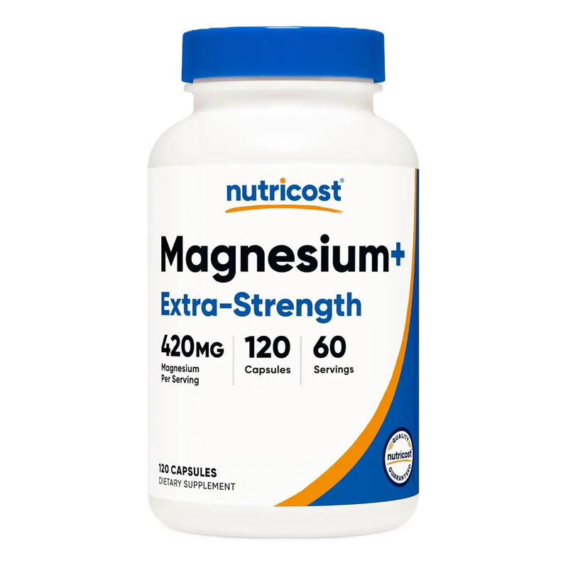 Nutricost Magnesium+ Glycinate and Magnesium Oxide 420 mg – 120 capsules