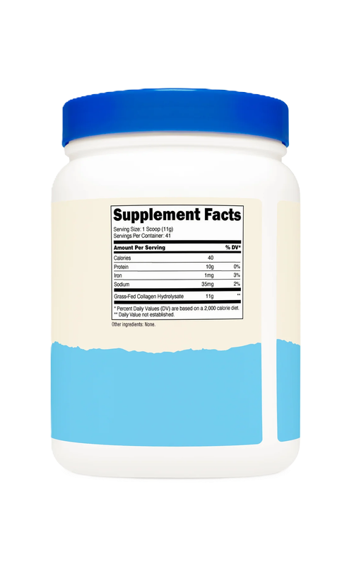 Nutricost Grass-Fed Collagen Peptides 1 lb