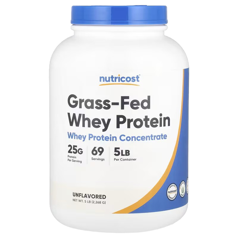 Nutricost Grass Fed Whey Protein Concentrate 5 lb