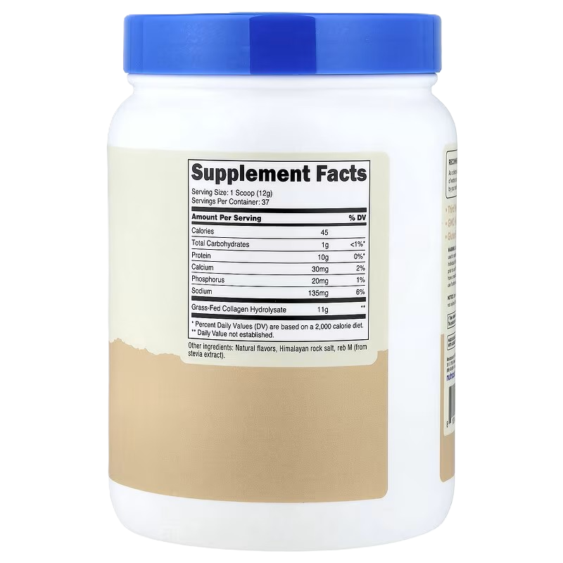 Nutricost Hidrolizado de Colágeno Vainilla 454g