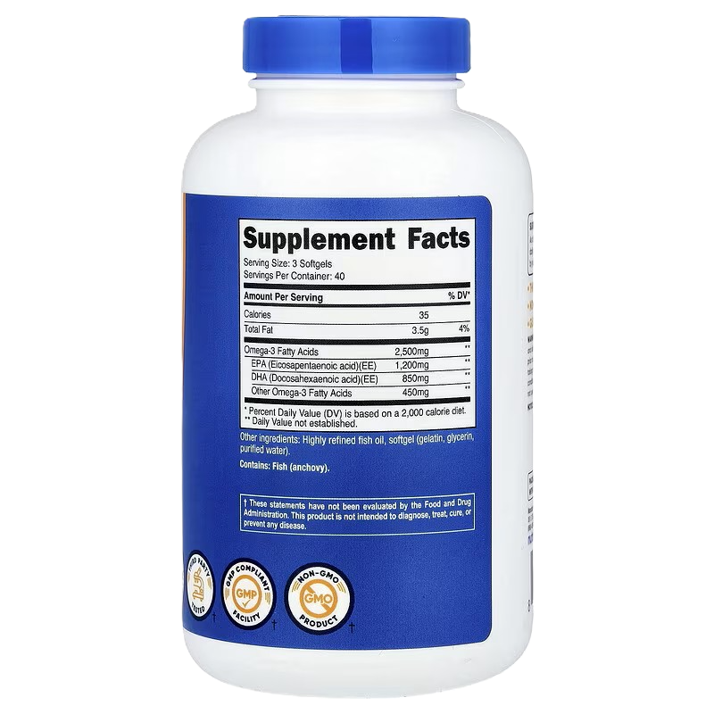 Nutricost Omega 3 2,500mg 120 Softgel