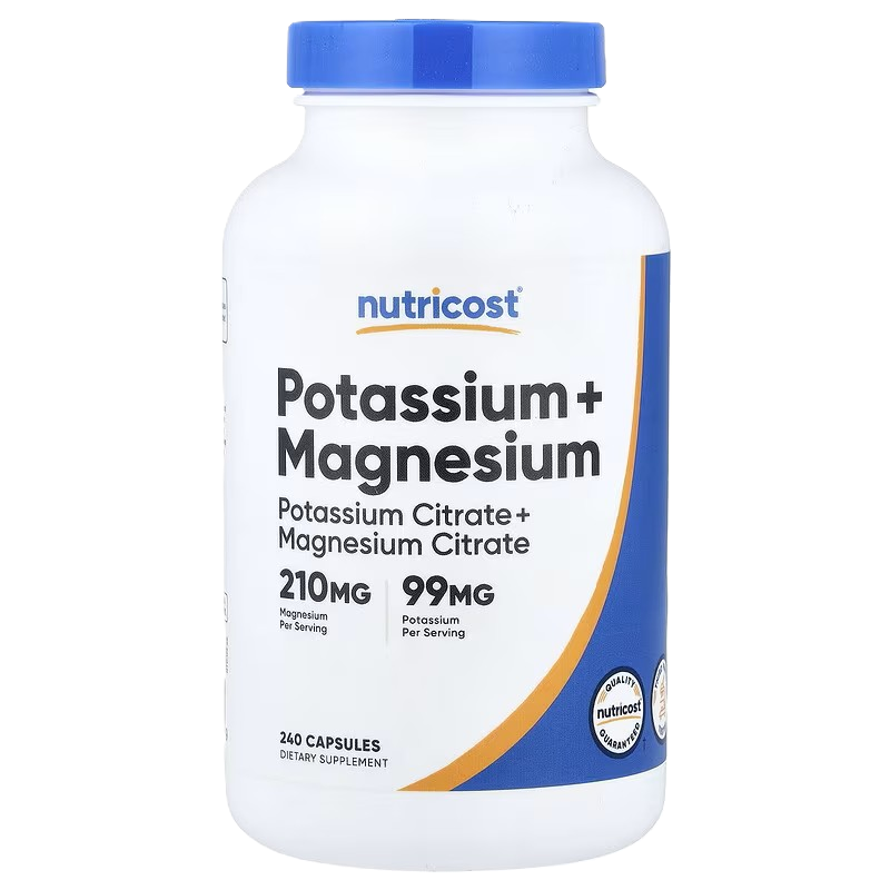 Nutricost Potassium and Magnesium 240 Capsules