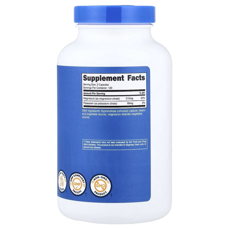 Nutricost Potassium and Magnesium 240 Capsules