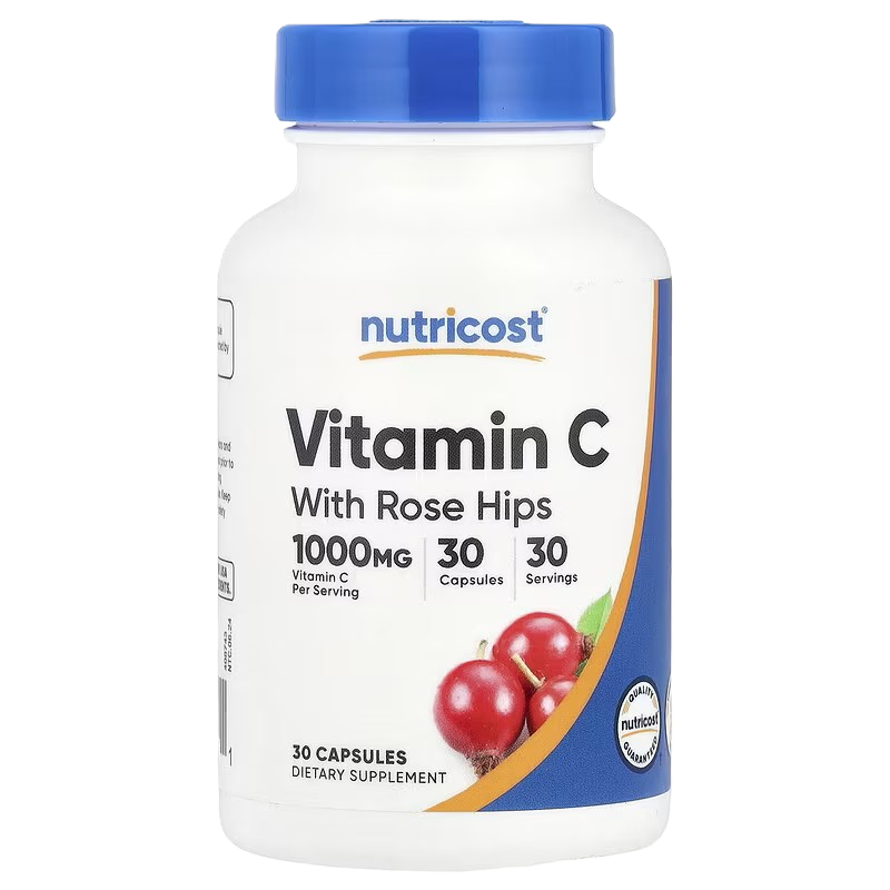 Nutricost Vitamina C con Rosa Mosqueta 1025mg 30 Cápsulas