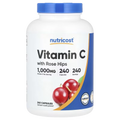 Nutricost Vitamin C with Rose Hips 240 Capsules