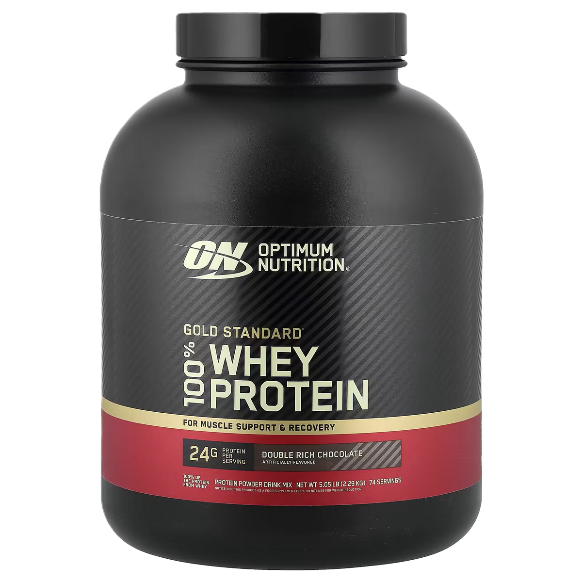 Optimum Nutrition, Proteína de suero de leche 100 % Gold Standard®, Chocolate doblemente intenso, 2,29 kg (5,05 lb)