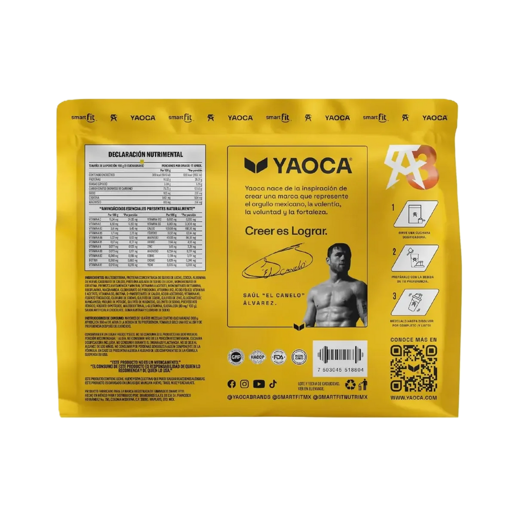 PROTEÍNA MASS SMART FIT 2.7KG 17SERV CHOCOLATE