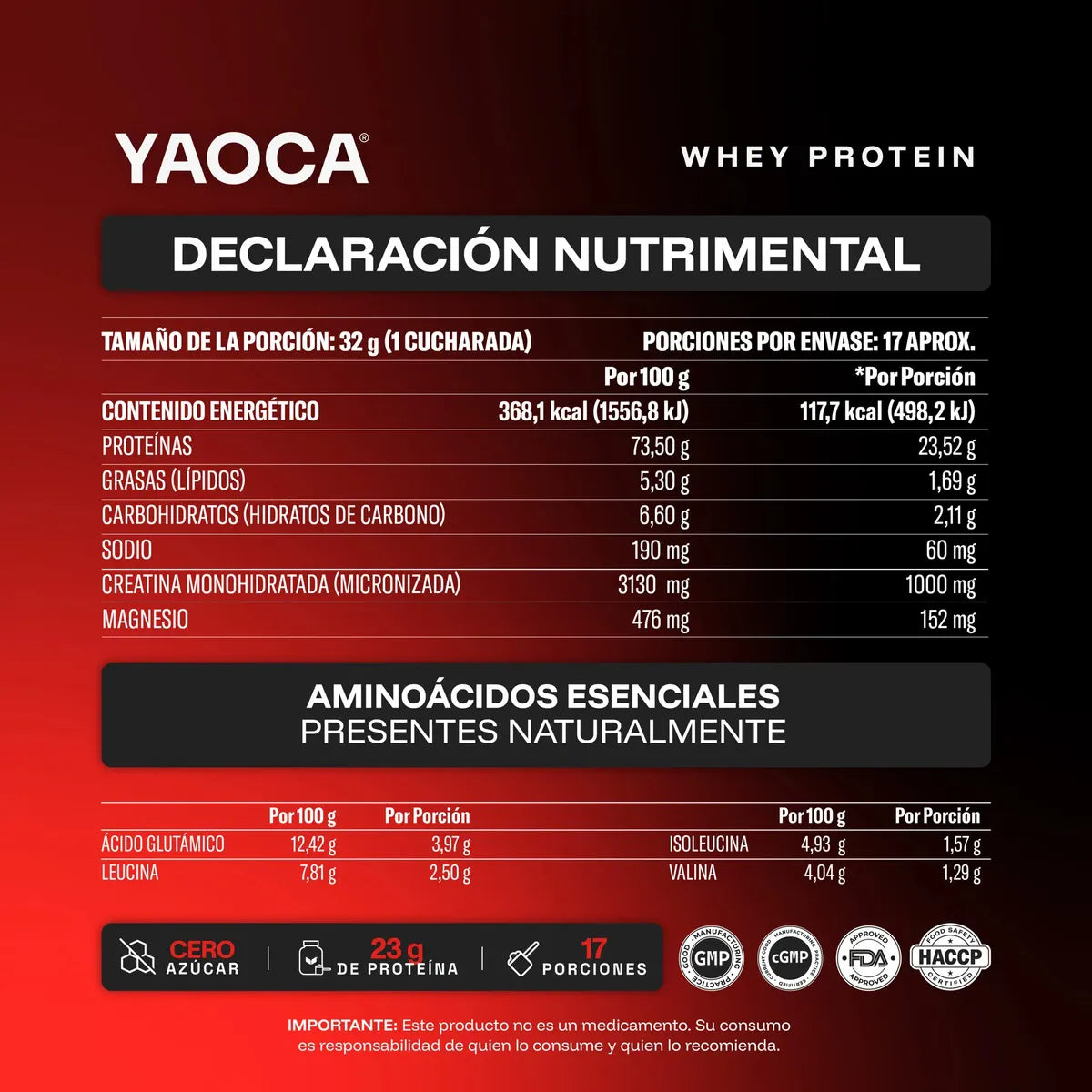 WHEY PROTEIN 500G CHOCOLATE 15 SERV