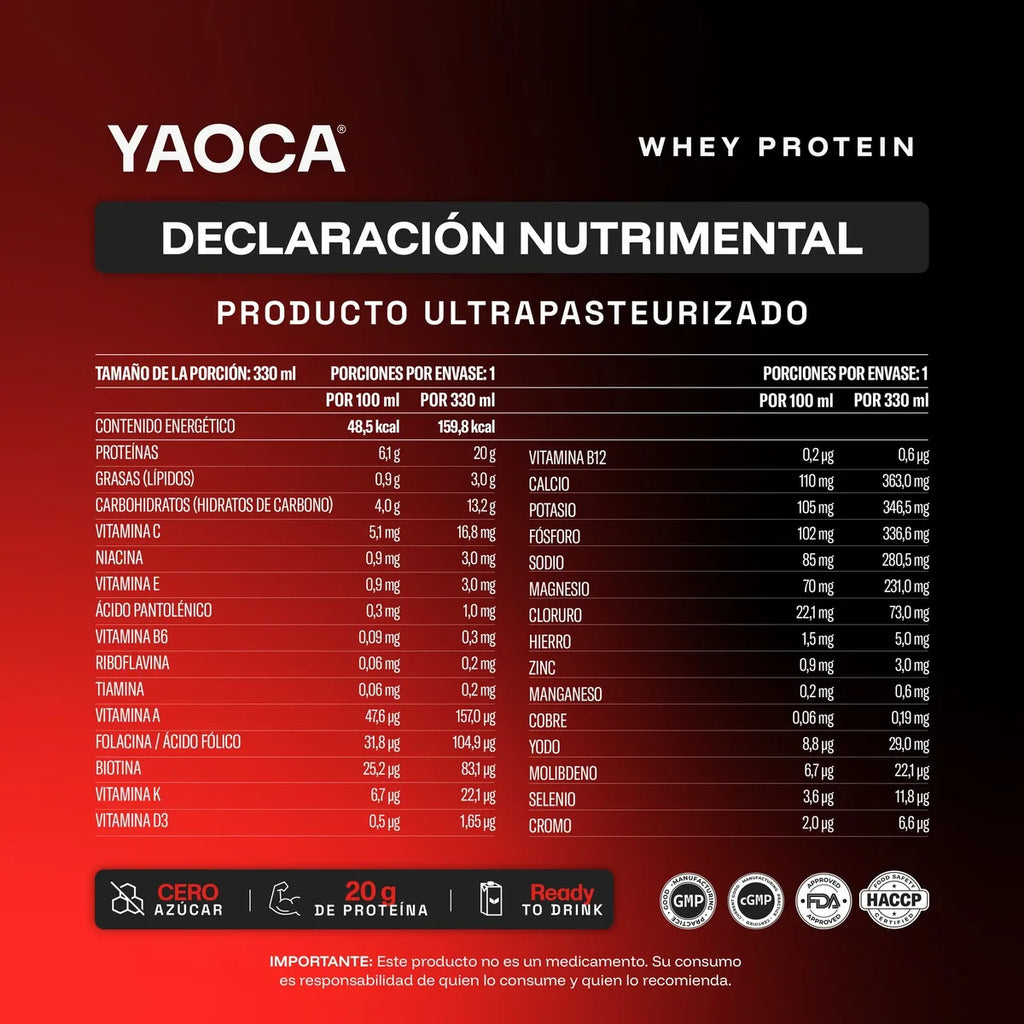 PROTEÍNA WHEY BEBIBLE 18PACK 330ML CHOCOLATE