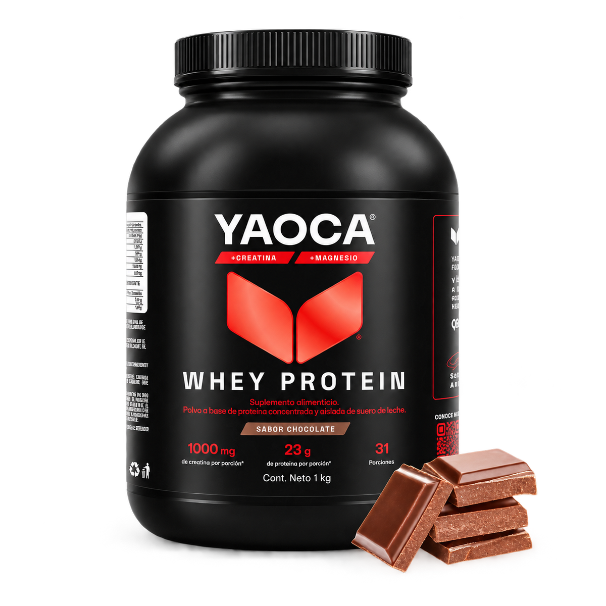 WHEY PROTEIN CHOCOLATE 1KG 31 SERV