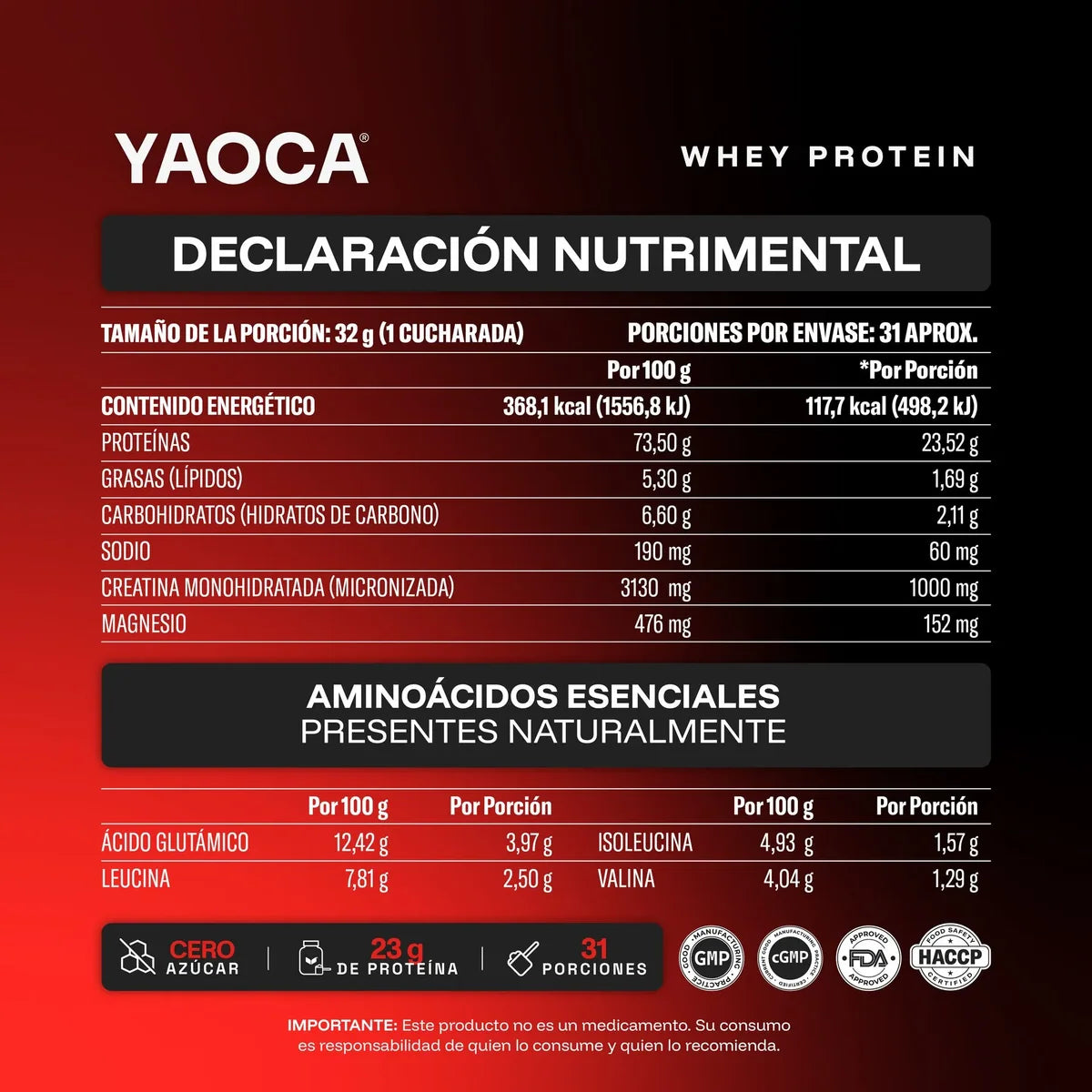 WHEY PROTEIN CHOCOLATE 1KG 31 SERV