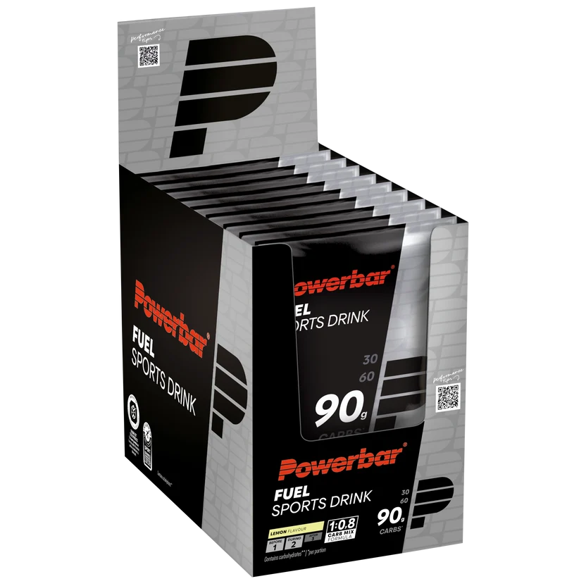 Powerbar Fuel Sports Drink 90g Carbs 10 Sachets Dink Lemon