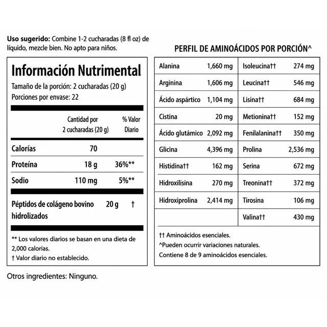 Sandhus Collagen Peptides Péptidos de Colágeno 454g