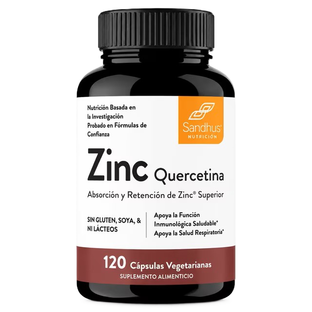 Sandhus Zinc Quercetina 120 Cápsulas