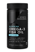Sports Research Omega-3 Fish Oil AlaskOmega 1250 mg 180 softgels