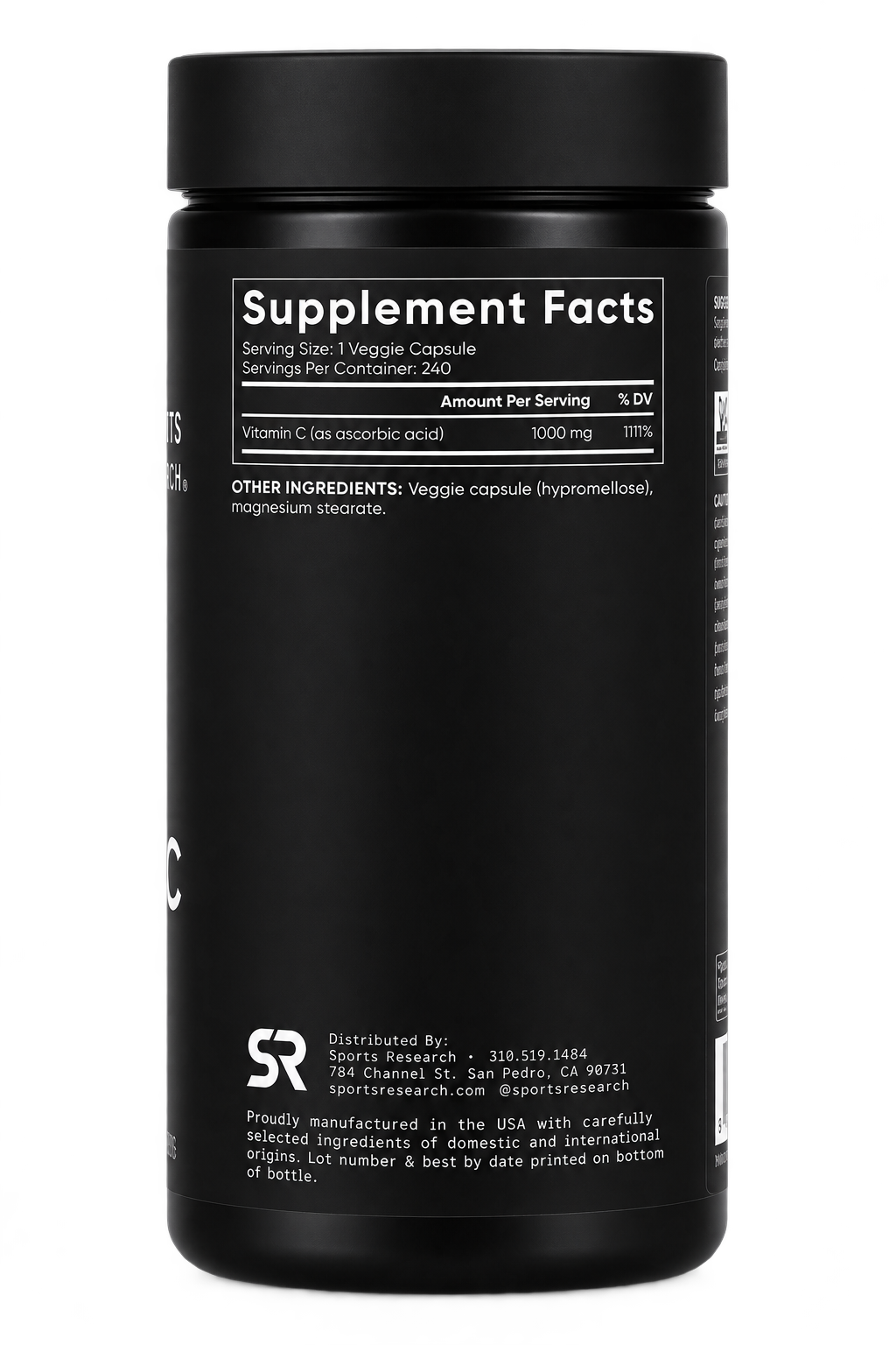 Sports Research Vitamin C 1000 mg 240 vegcaps