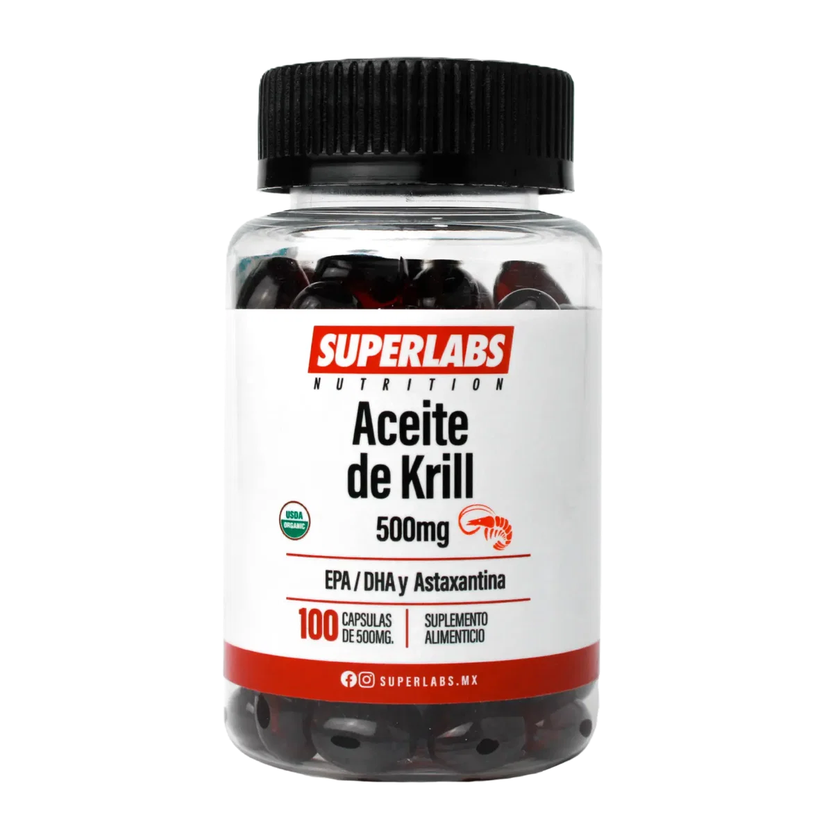 Superlabs Nutrition Krill Oil 500 mg 100 capsules