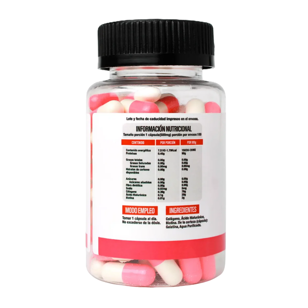 Superlabs Nutrition Biotina 500 mg 100 cápsulas