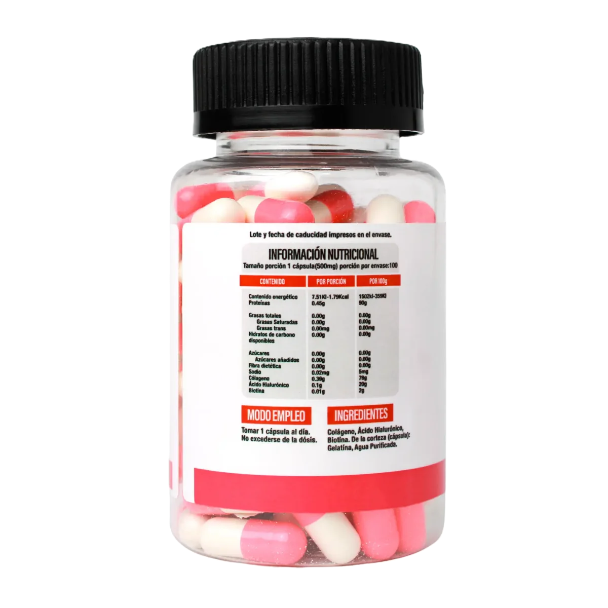 Superlabs Nutrition Biotina 500 mg 100 cápsulas