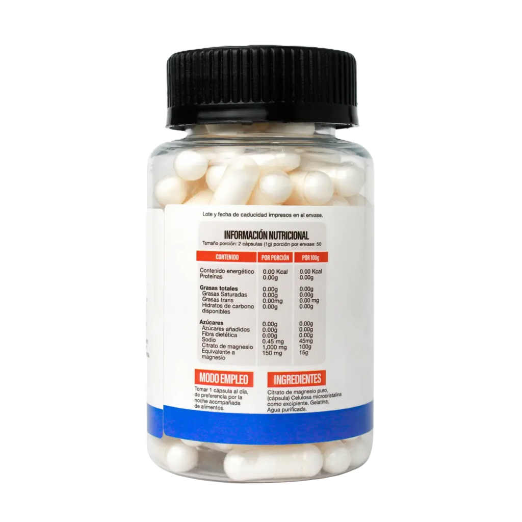 Superlabs Nutrition Magnesium Citrate 500 mg 100 Capsules