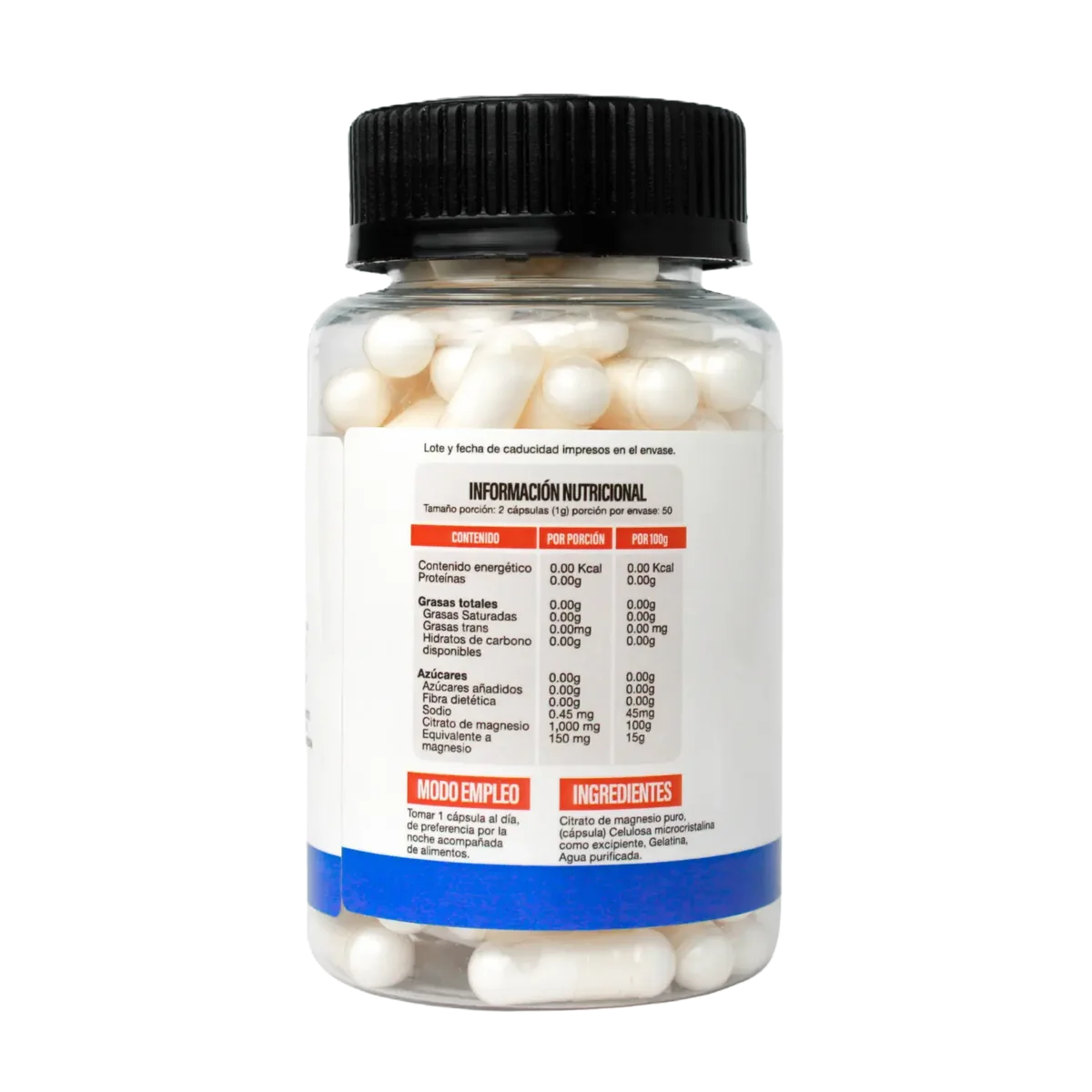 Superlabs Nutrition Magnesium Citrate 500 mg 100 Capsules