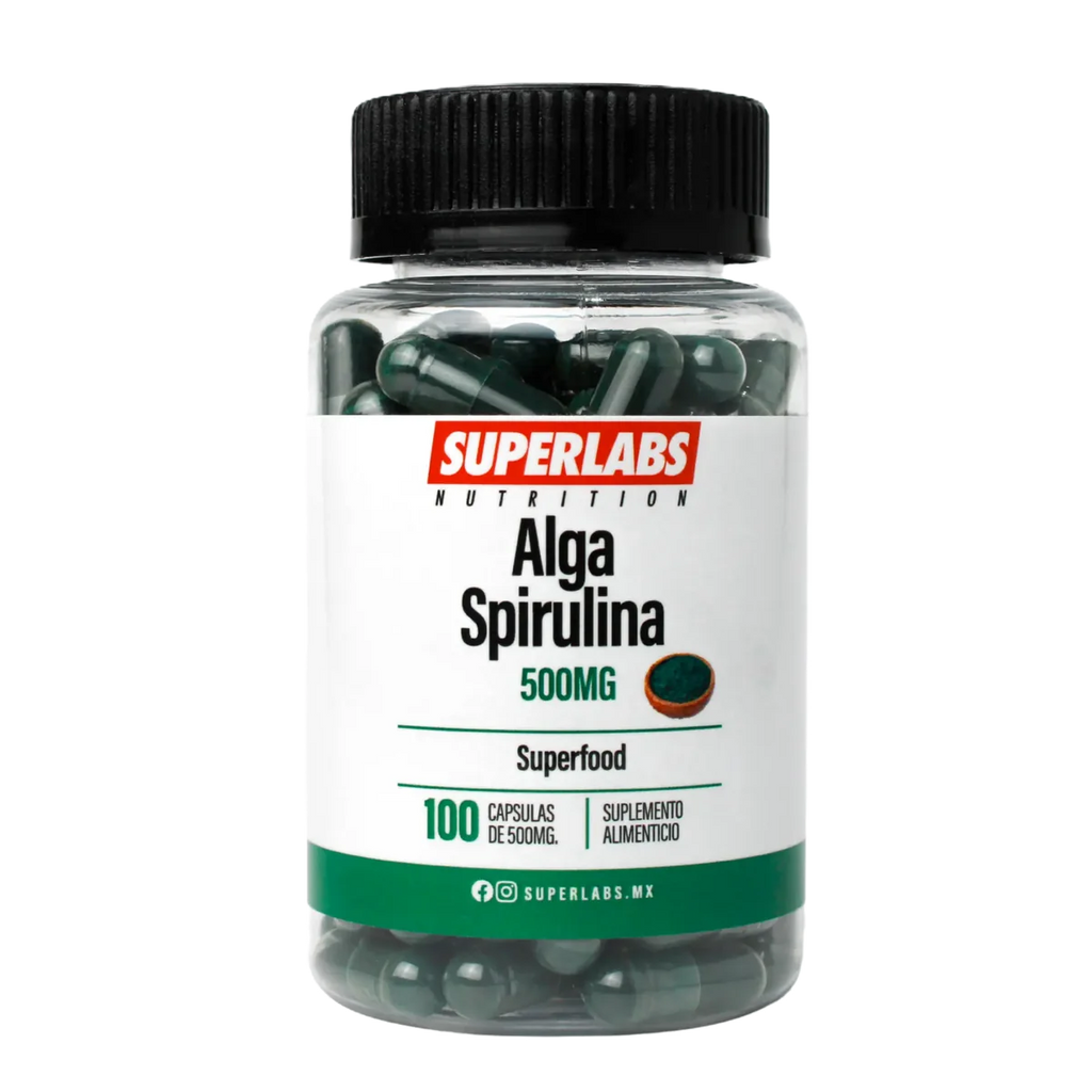 Superlabs Nutrition Spirulina 500 mg 100 capsules