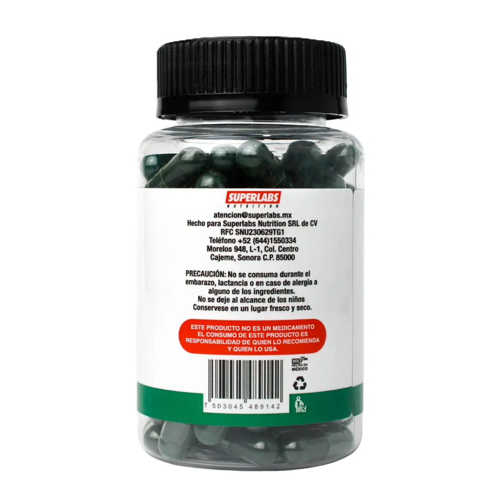 Superlabs Nutrition Spirulina 500 mg 100 capsules