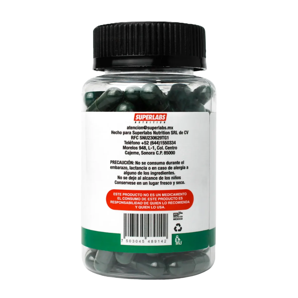 Superlabs Nutrition Spirulina 500 mg 100 capsules