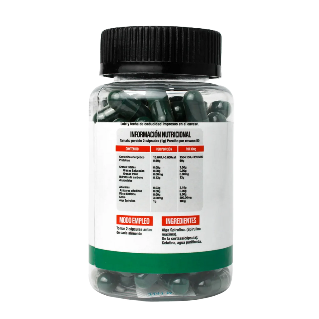 Superlabs Nutrition Spirulina 500 mg 100 capsules