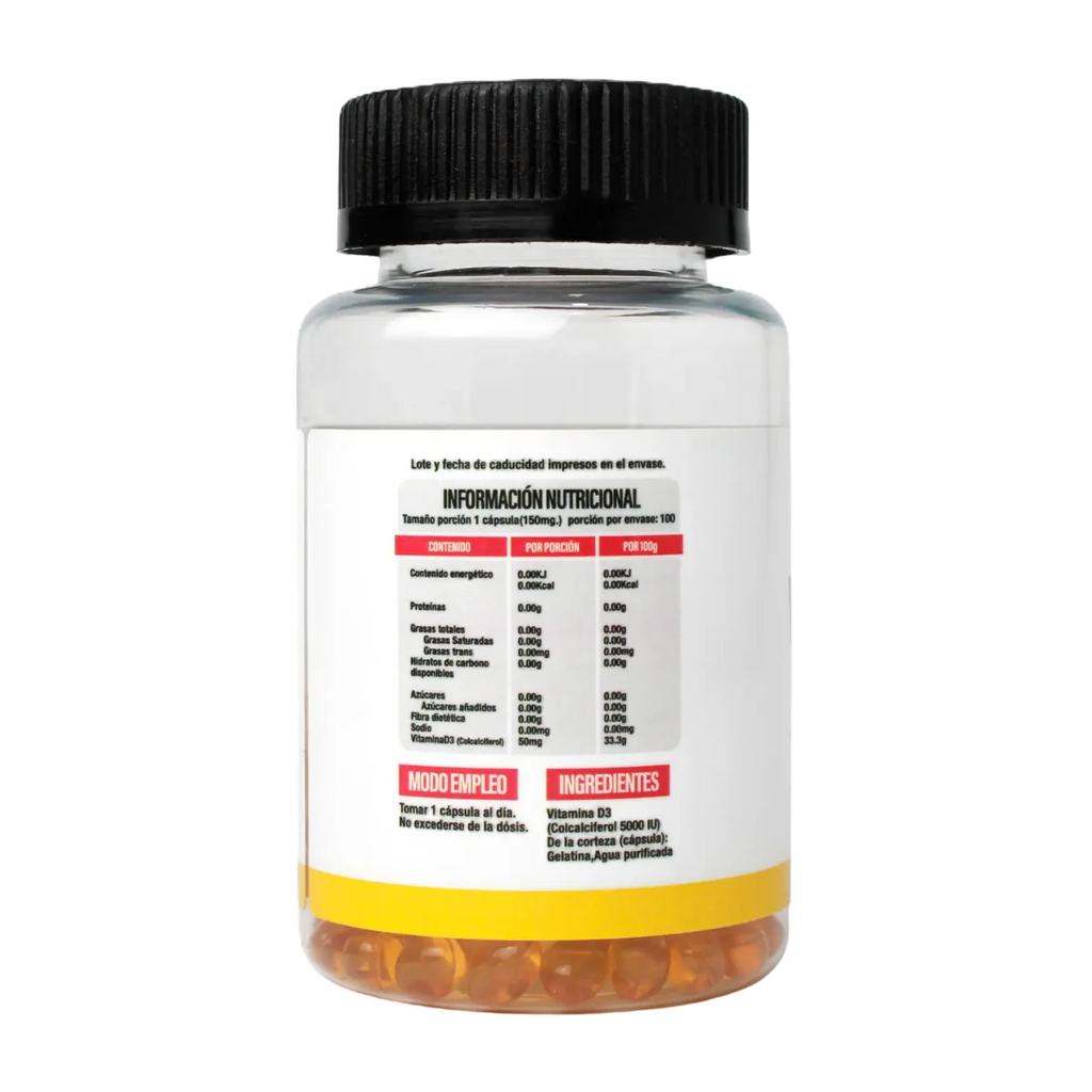 Superlabs Nutrition Vitamin D3 5000 IU 100 softgels