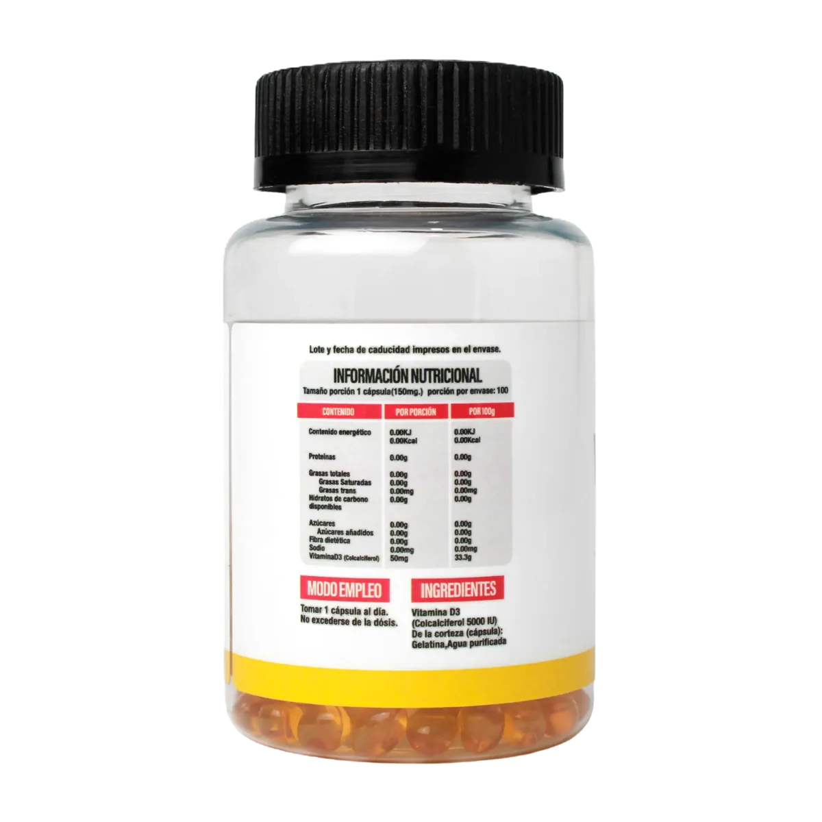 Superlabs Nutrition Vitamin D3 5000 IU 100 softgels