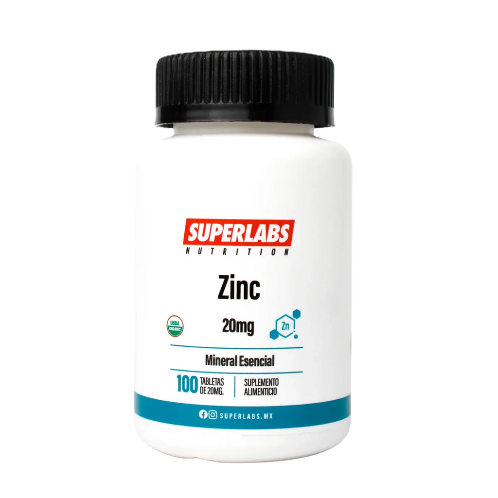 Superlabs Nutrition Zinc 20 mg 100 Capsules