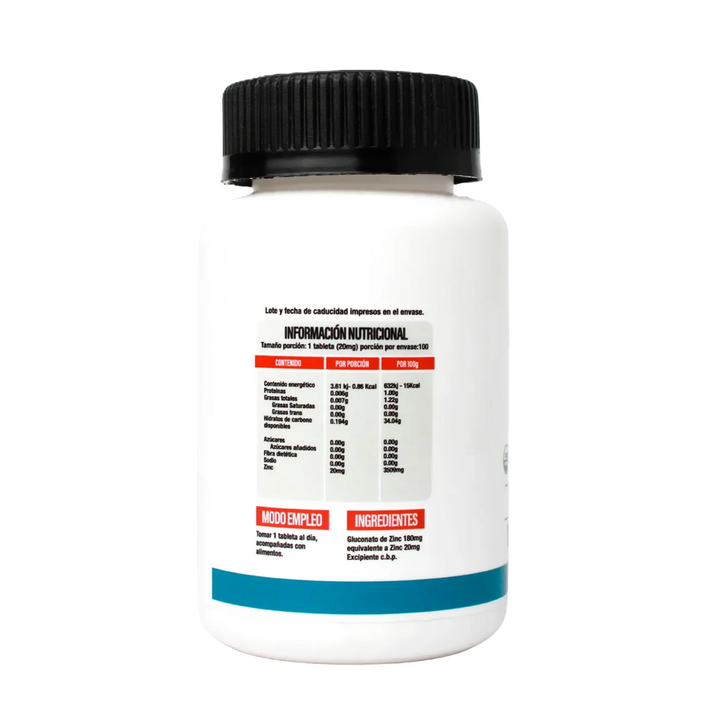 Superlabs Nutrition Zinc 20 mg 100 Capsules