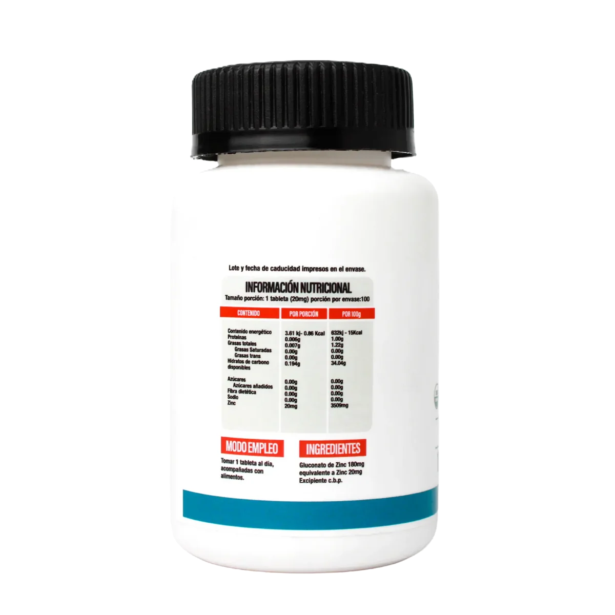 Superlabs Nutrition Zinc 20 mg 100 Capsules