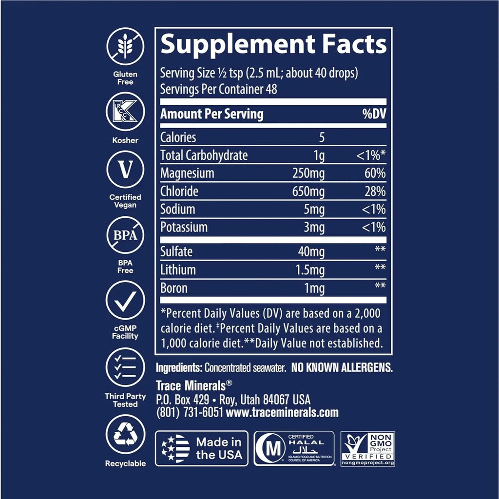 Trace Minerals ConcenTrace Drops 4 oz