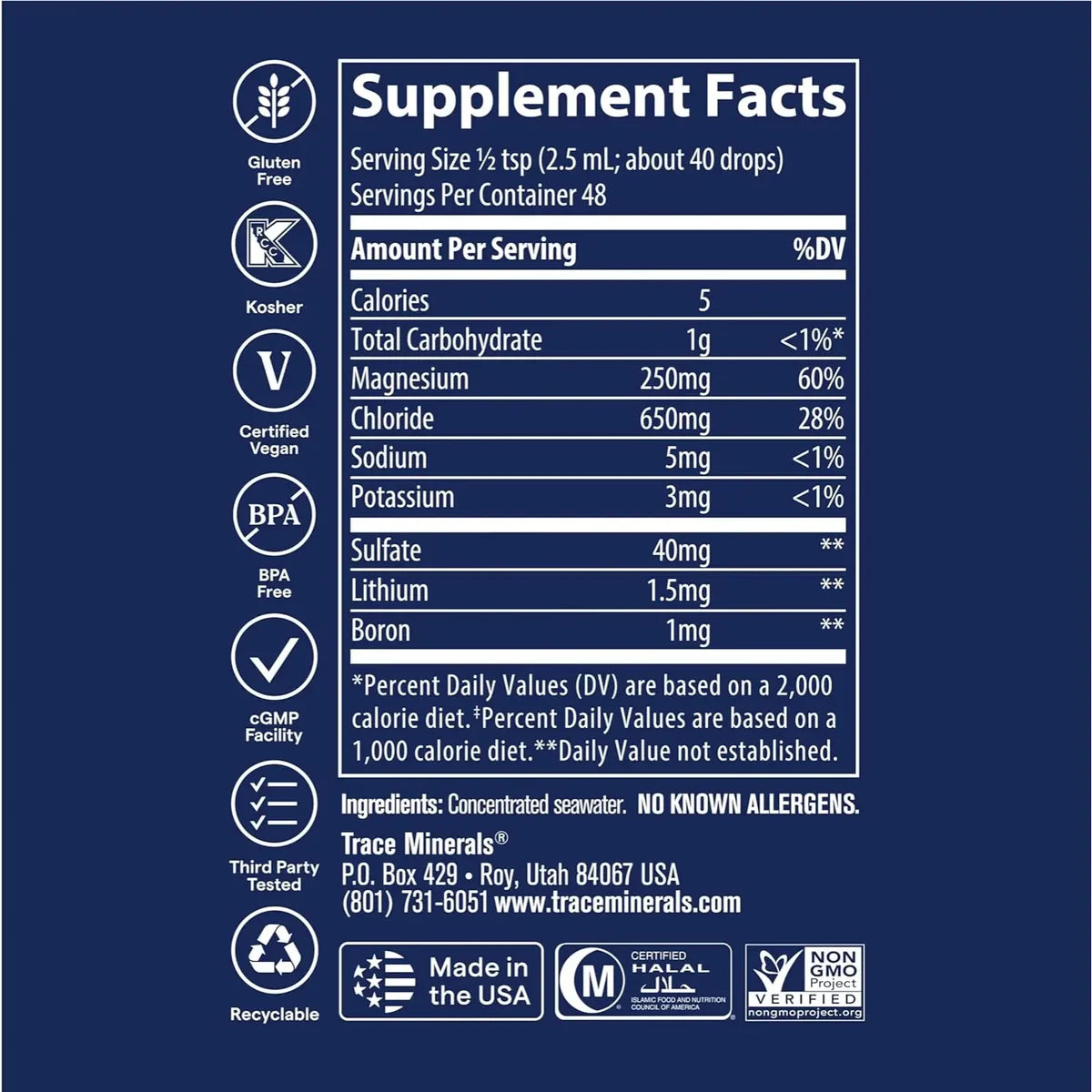 Trace Minerals ConcenTrace Drops 4 oz