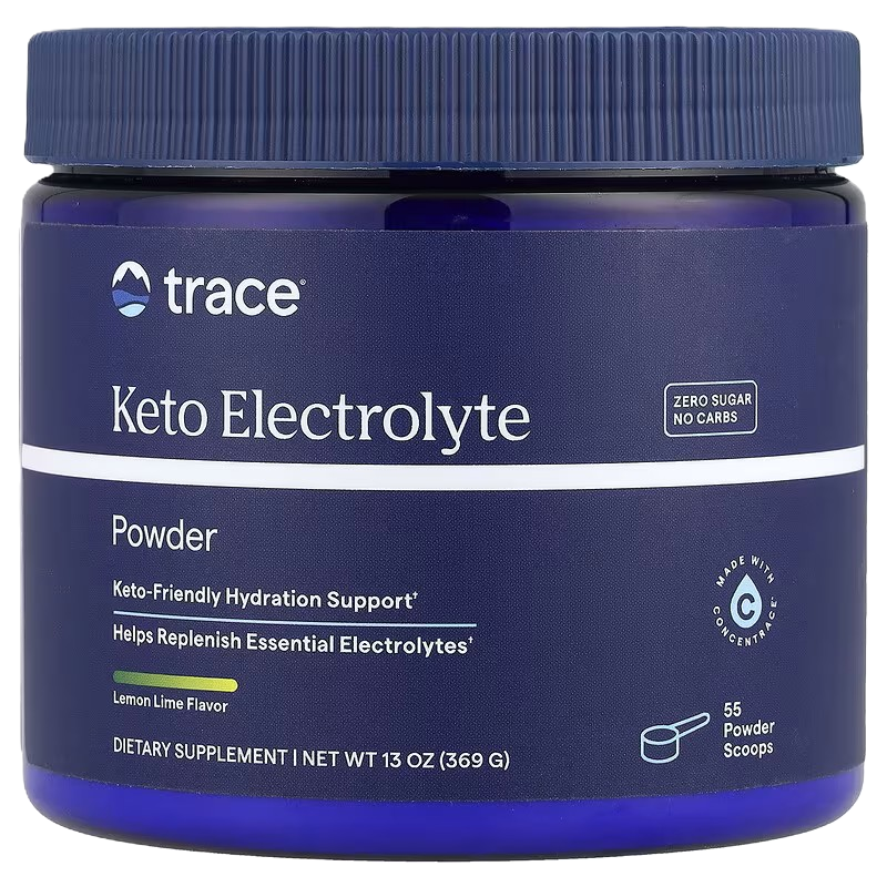 Trace Minerals Keto Electrolyte Powder Lemon Lime 330 g