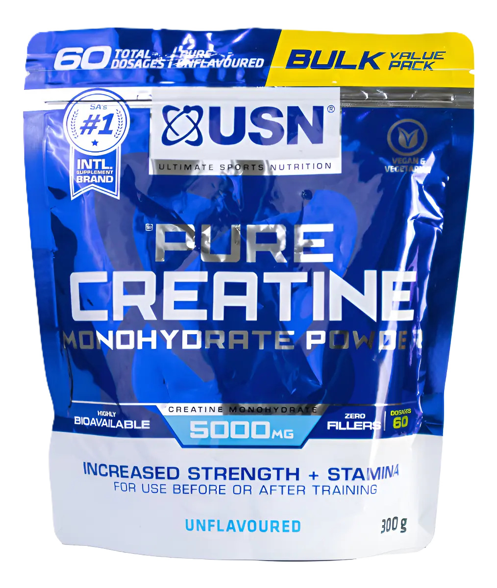 Usn Creatina Monohidratada En Polvo 300g - 60 Porciones