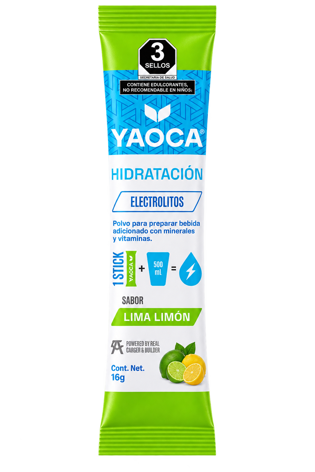 Yaoca Hidratación en Polvo — 30 sobres