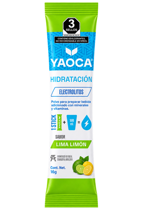 Yaoca Hidratación en Polvo — 30 sobres
